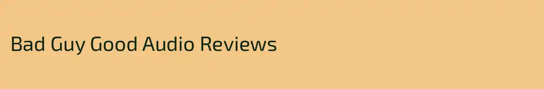 Bad Guy Good Audio Reviews